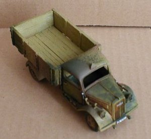Opel Blitz, painted